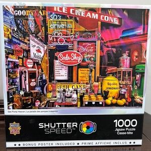 🧩 🧩 MASTERPIECES SHUTTER SPEED 1000 piece puzzle